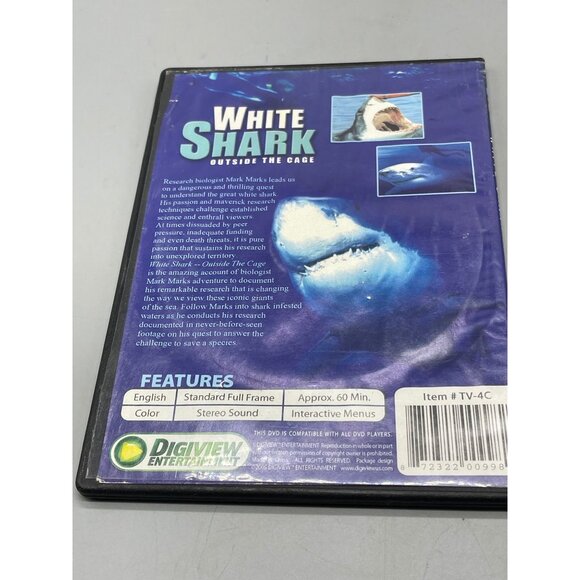 DVD "White Shark Outside the Cage" as seen on National Geographic Digiview READ - Picture 2 of 6